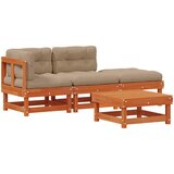  Set lounge namještaja za vrt 4 pcs Voštanosmeđa | Eponuda.ba