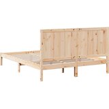  Dugi okvir kreveta bez madraca 140 x 210 cm masivno drvo | shoptok.hr