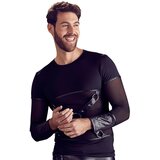 NEK moška majica z dolgimi rokavi in križnimi trakovi (črna) - m | Shoptok.si