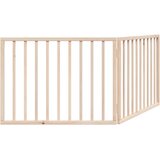  Sklopiva vrata za pse s 2 panela, 160 cm, drvo topole | shoptok.hr