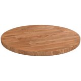vidaXL Okrogla mizna plošča svetlo rjava Ø30x1,5 cm trdna hrastovina Cene