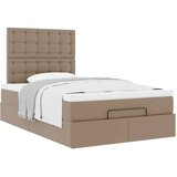  Okvir kreveta s madracem cappuccina 120x200cm umjetna koža | shoptok.hr