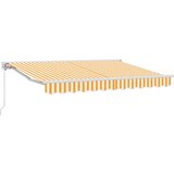  Okvir tende Žuta i bijela 250 x 200 cm Poliester s PU premazom | Eponuda.ba