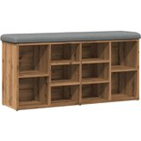 vidaXL Klupa za cipele obrtnički hrast 102x32x50 cm izrađeno drvo | shoptok.hr