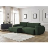 Bobochic Paris Tamno zelena sklopiva kutna garnitura od samta (s lijevim kutom) Lucien – | shoptok.hr