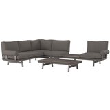 Amatio LOUNGE GARNITURA tkanina aluminij | Shoptok.si