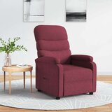  Naslonjač od tkanine crvena boja vina - boja crnog vina 1 | shoptok.hr