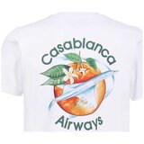Casablanca Majice s kratkimi rokavi MF22-JTS-001-02 Bela | Shoptok.si