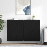  Kabinetski zidni 2 kom. Crni hrast 69,5 x 34 x 90 cm | shoptok.hr