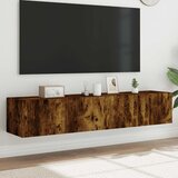  Zidni TV ormarići LED 2 kom boja hrasta 80x35x31 cm | shoptok.hr