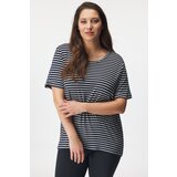 Only Carmakoma Majica 'Nanna' plava / bijela | shoptok.hr