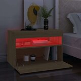 vidaXL TV omarica z LED lučkami sonoma hrast 60x35x40 cm | Shoptok.si