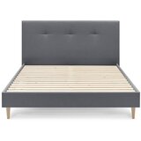 Bobochic Paris Tamno sivi tapecirani bračni krevet s podnicom 160x200 cm Tory - Cijene