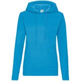 Fruit Of The Loom Niebieska bluza z kapturem Hooded Sweat Cene