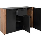 MID.YOU KOMODA, antracit, hrast artisan | Shoptok.si