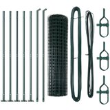 Euro Ograda Set od 2 Zelena Čelična legura premazana prahom | shoptok.hr