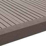  5 kutnih podnih letvica WPC 170 cm tamnosmeđe | shoptok.hr
