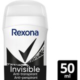 Rexona Invisible Black&White trdi antiperspirant proti belim madežem 50 ml | Shoptok.si
