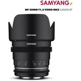 Samyang MF 50mm T1,5 VDSLR MK2 Canon EF u