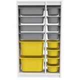 Hanah home višenamenske police montana xs 2D4N8U white grey yellow | ePonuda.com