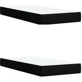  Boxspring krevet s madracem Crna 200 x 200 cm Tkanina - Crna 200 x 200 cm Dizajn linija | shoptok.hr