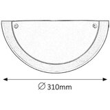 Rabalux ufo zidna lampa D31 E27 60Ws hrom/staklo DEDG622 | Eponuda.com