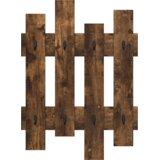 vidaXL Nadwyčajna obešalnik za plašče Dimljen hrast 60 x 3 x 82 cm | Shoptok.si