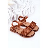Boto Children's Braided Sandals Camel Bailly | ePonuda.com
