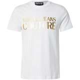 Versace Jeans Couture Majica zlata / bela | Shoptok.si