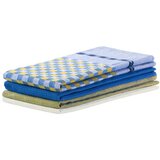 DecoKing set od tri pamučne plavo-žute kuhinjske krpe Louie, 50 x 70 cm cijene