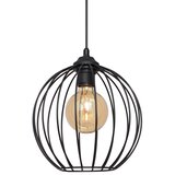  Luster na sajli MERCURE 1xE27/15W/230V prečnik 24 cm crna | Eponuda.com