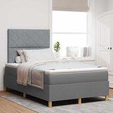  s opruga kutije Svijetlo siva 120 x 190 cm tkanina | shoptok.hr