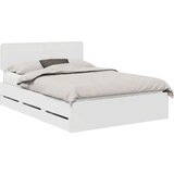 vidaXL Okvir za krevet Bijelo 150 x 200 cm Inženjersko Drvo | shoptok.hr