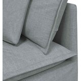  Modularna sofa s jastucima, tkanina, svijetlo siva | shoptok.hr