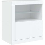  Komoda z LED lučkami bela 162x37x67 cm | Shoptok.si