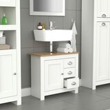 MID.YOU Omarica Za Pod Umivalnik Balusa L, Bela, Barva Hrasta | Shoptok.si