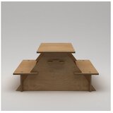 Hanah home Baštenski sto sa klupama, 160 x 150 x 75 cm Cijene