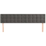  Posteljno vzglavje 2 kosa temno sivo 100x5x78/88 cm žamet, (20792910) | Shoptok.si