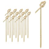 Excellent Houseware Zobotrebci za prigrizke iz bambusa 9 cm 50 kosov., (5000037189) | Shoptok.si