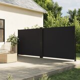 vidaXL Uvlačiva bočna tenda crna 180 x 600 cm Cijene