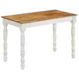  The Living Store Jedilna miza 110x60x76 cm trden mangov les - Jedilna Miza, (21497137) | Shoptok.si