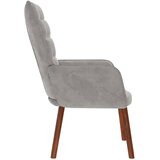  Stolica za opuštanje svjetlosiva baršunasta | shoptok.hr