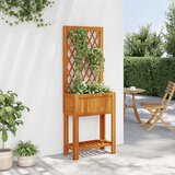  Sadilica s rešetkom i policom 55x29,5x152 cm od drva bagrema | Eponuda.com