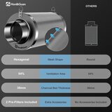 HONGUAN ogleni filter 100 mm za prezračevanje | Shoptok.si