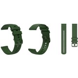 Chameleon Silikonski pašček 18 mm, temno zelena, za pametno uro | Shoptok.si