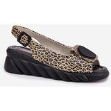 ARTIKER Wedge Sandals Made Of Natural Leather | Shoptok.si