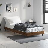 Maison Chic Posteljni okvir - Enojna postelja - Postelja za odrasle brez vzmetnice hrast 75x190 cm inženirski les-J12086, (21767947) | Shoptok.si
