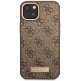 Guess Magsafe ohišje za Apple iPhone 14 Plus PU 4G Kovinska ploš?a, Rjava, (21244207) Cene