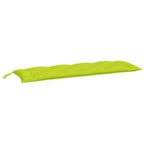 vidaXL Blazina za vrtno klop svetlo zelena 150x50x7 cm oxford tkanina, (20656935) | Shoptok.si