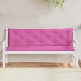  Jastuci za vrtnu klupu 2 kom ružičasti 150x50x7 cm tkanina | shoptok.hr